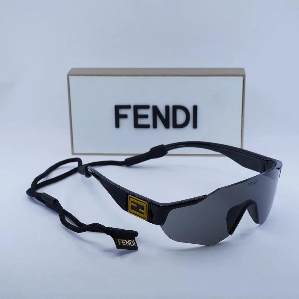 Final Price! Fendi FE40088U-Y 01A Black Grey Sunglasses - Picture 13 of 14